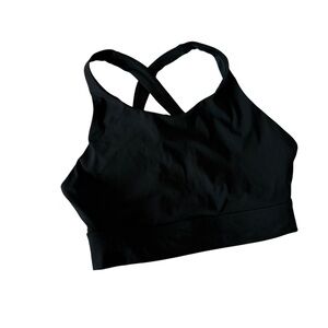 Fabletics Black Sports Bra Small Strappy Back